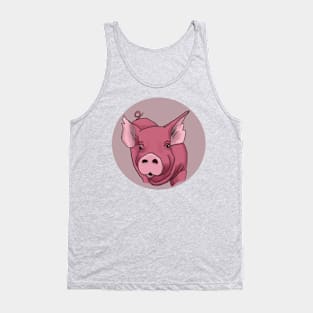 Pink Pig Tank Top